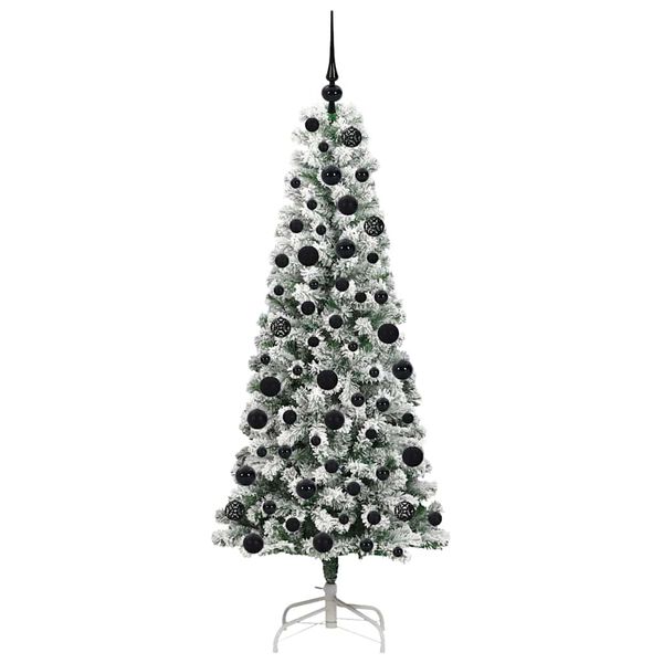 vidaXL Albero di Natale Artificiale con Rami Pieghevoli 180 cm