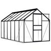 vidaXL Serra con Telaio Base Antracite 7,03 m&sup2; in Alluminio