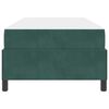 vidaXL Struttura del letto Verde Scuro 90 x 190 cm Tessuto