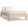 vidaXL Giroletto senza Materasso 100x200 cm in Legno Massello di Pino