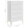 vidaXL Credenza Bianca 57x35x90 cm in Legno Multistrato