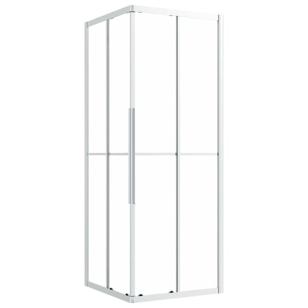 vidaXL Cabina Doccia ESG Smerigliato 80x80x180 cm