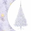 vidaXL Albero di Natale artificiale Bianco 120 cm PVC e Acciaio