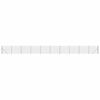 vidaXL Recinzione Metallica con Flangia Antracite 1,6x25 m