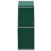 vidaXL Portaceppi Verde 120x45x140 cm in Acciaio Zincato