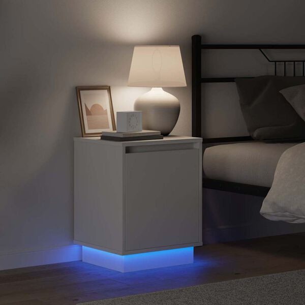 vidaXL Armadio da Notte Bianco 39 x 34,5 x 50 cm Legno multistrato