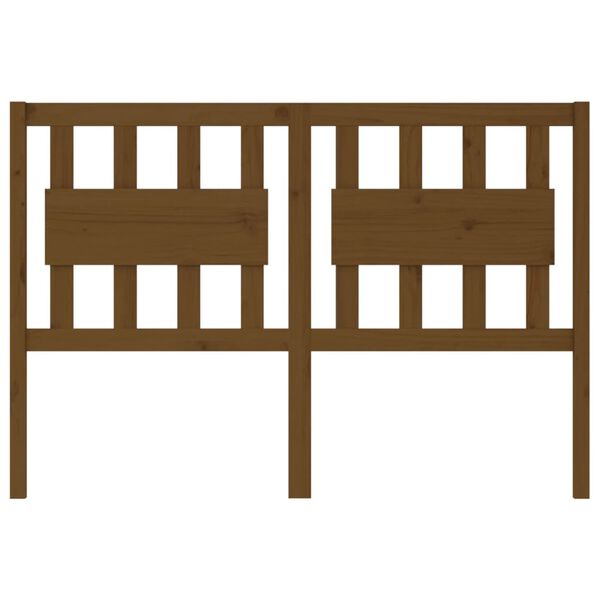 vidaXL Testiera per Letto ambra 145,5x4x100 cm Legno Massello di Pino