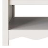 vidaXL Tavolino da salotto con cassetto Drammen Bianco 99 x 55 x 45 cm