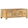vidaXL Tavolino Salotto con 4 Cassetti 90x50x35cm Legno Massello Mango