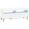vidaXL Mobile TV LED ARNHEM 100 x 35 x 43 cm Bianco