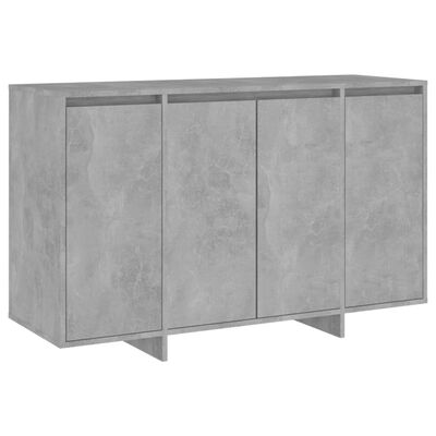 Gecheer Mobiletto Laterale Divano - Credenza 60x30x50 Cm Grigio Cemento