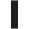 vidaXL Armadio Nero 50x50x200 cm in Legno Multistrato