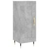 vidaXL Credenza Grigio Cemento 34,5x34x90 cm in Legno Multistrato