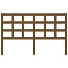 vidaXL Testiera per Letto Ambra 156x4x100 cm in Legno Massello di Pino
