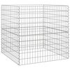 vidaXL Compostatore Quadrato 100 x 100 x 100 cm Ferro