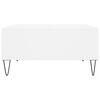 vidaXL Tavolino da Salotto Bianco 60x60x30 cm in Legno Multistrato