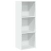 vidaXL Libreria Bianca 40x30x114 cm in Legno Multistrato