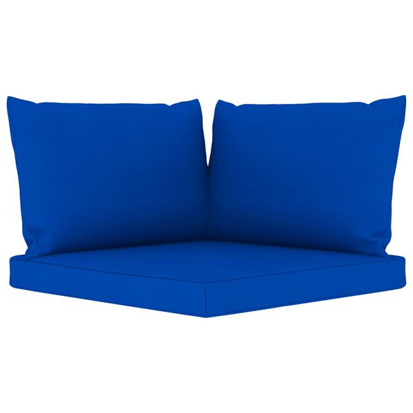 vidaXL Set Salotto da Giardino 6 pz con Cuscini Blu