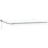 vidaXL Tenda da Sole Bianco 500 &times; 300 cm Poliestere e Metallo