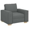 vidaXL Poltrona Divano Grigio Scuro 100x78x84 cm Tessuto