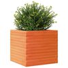 vidaXL Fioriera Giardino Marrone Cera 50x50x45,5cm Legno Massello Pino