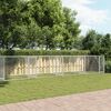 vidaXL Gabbia per Cani con Porte Grigia 12x2x1,5 m in Acciaio Zincato
