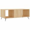 vidaXL Tavolino da Salotto Rovere Sonoma 102x50x40cm Legno Multistrato
