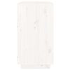 vidaXL Credenza Bianca 100x40x75 cm in Legno Massello di Pino
