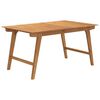 vidaXL Tavolo da Giardino 150x90x75 cm Legno Massello di Acacia