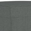 vidaXL Poltrona con Poggiapiedi Grigio Scuro 60 cm in Tessuto