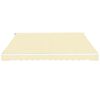 vidaXL Tenda da Sole Pieghevole Manuale 400 cm Crema