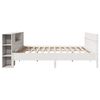 vidaXL Letto Libreria senza Materasso Bianco 200x200 cm Legno di Pino