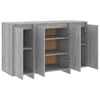 vidaXL Credenza Grigio Sonoma 120x41x75 cm in Truciolato