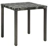 vidaXL Lettini Prendisole con Tavolino in Polyrattan Antracite