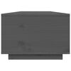 vidaXL Tavolino da Salotto Grigio 80x50x35,5 cm Legno Massello di Pino