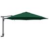 vidaXL Ombrello da giardino Verde 248 x 248 x 148 cm