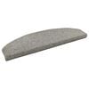 vidaXL Tappetini per scale autoadesivi 15 pcs Grigio Chiaro
