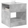 vidaXL Tavolino Grigio cemento 40,5 x 40 x 45 cm Legno multistrato
