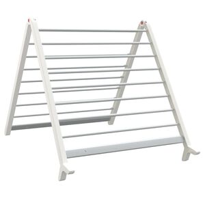 vidaXL Stendibiancheria Vasca da Bagno Estensibile 53-90 cm Alluminio
