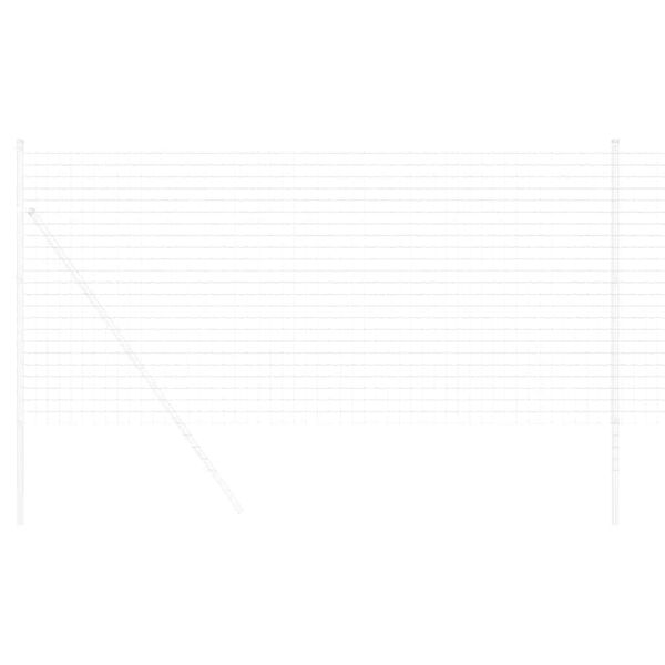 vidaXL Recinzione Euro Argento 1.4 x 10 m Acciaio zincato a caldo