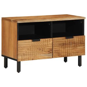 vidaXL Mobile Porta TV 70x33x46 cm in Legno Massello di Acacia