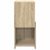vidaXL Mobile angolare Rovere Sonoma 30,5x30x65cm Legno multistrato