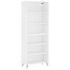 vidaXL Credenza Bianca 69,5x32,5x180 cm Legno Multistrato