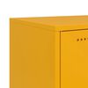 vidaXL Credenza Giallo Senape 100,5x39x107 cm in Acciaio