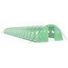 vidaXL Serra con Telaio in Acciaio Verde 96 m&sup2; 24x4x2 m