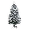 vidaXL Albero Natale Incernierato con 150 LED e Palline 150 cm