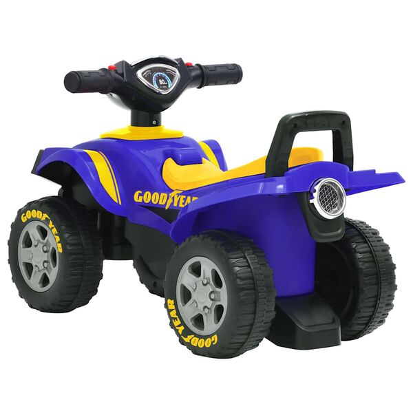 vidaXL Quad Cavalcabile per Bambini Buon Anno Blu