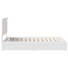 vidaXL Letto con Contenitore Bianco 100 x 200 cm Legno multistrato