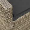 vidaXL Set Divani da Giardino 4 pz con Cuscini a Forma di L Polyrattan