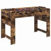 vidaXL Tavolo da Foosball Quercia Affumicata 125 x 60,5 x 80 cm